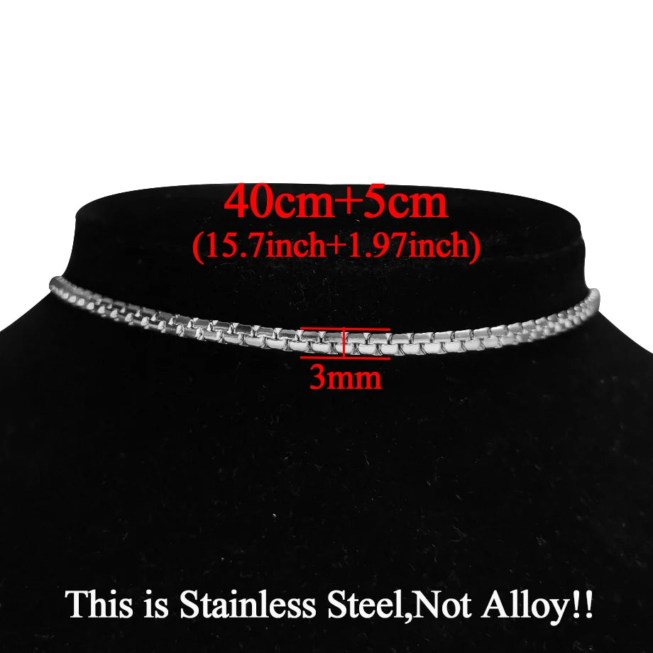 High Quality Minimal Clavicle Blade Chains Women Gold Silver Stainless Steel
