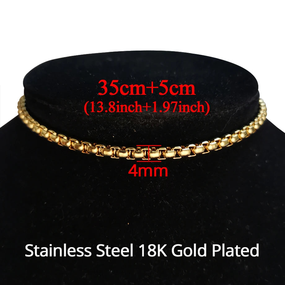 High Quality Minimal Clavicle Blade Chains Women Gold Silver Stainless Steel