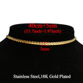 High Quality Minimal Clavicle Blade Chains Women Gold Silver Stainless Steel