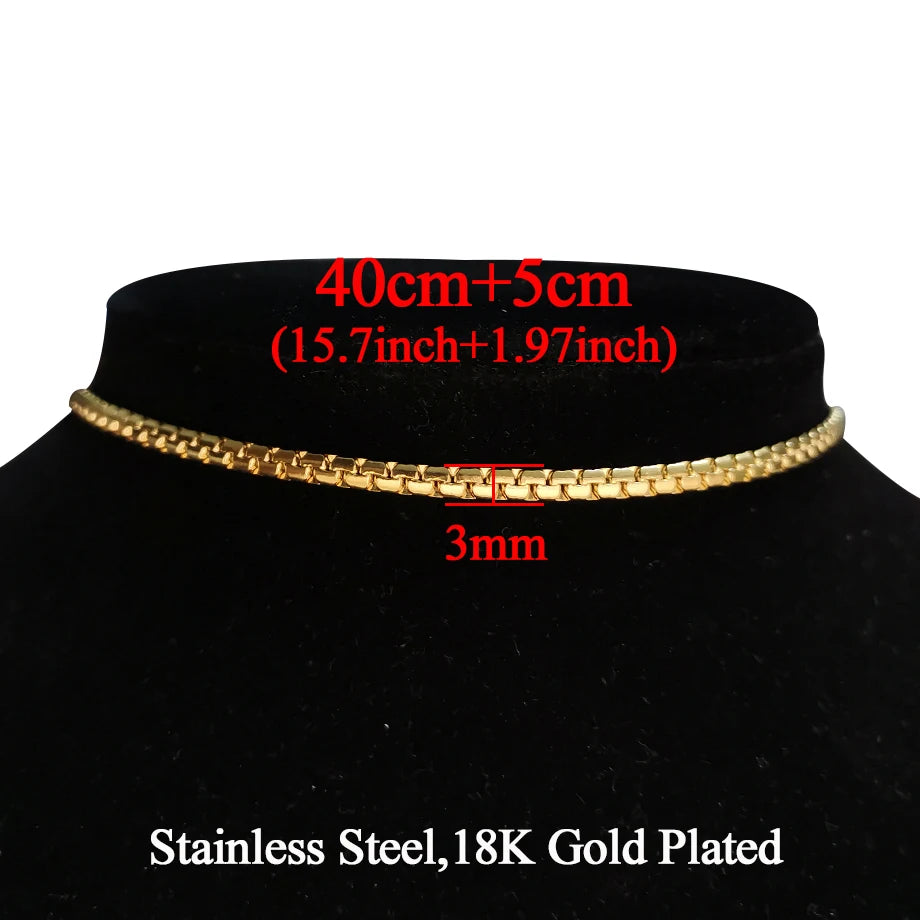 High Quality Minimal Clavicle Blade Chains Women Gold Silver Stainless Steel