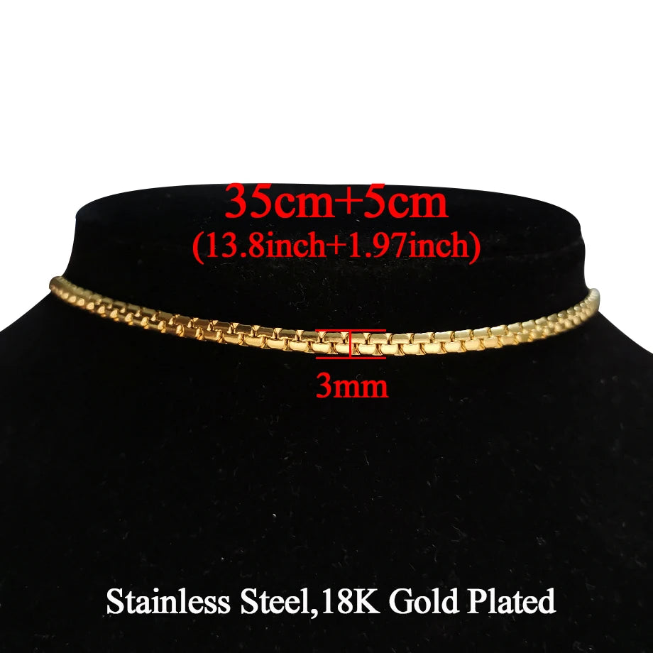 High Quality Minimal Clavicle Blade Chains Women Gold Silver Stainless Steel