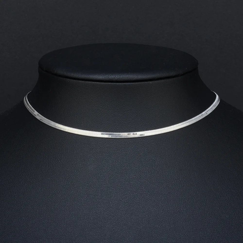 High Quality Minimal Clavicle Blade Chains Women Gold Silver Stainless Steel
