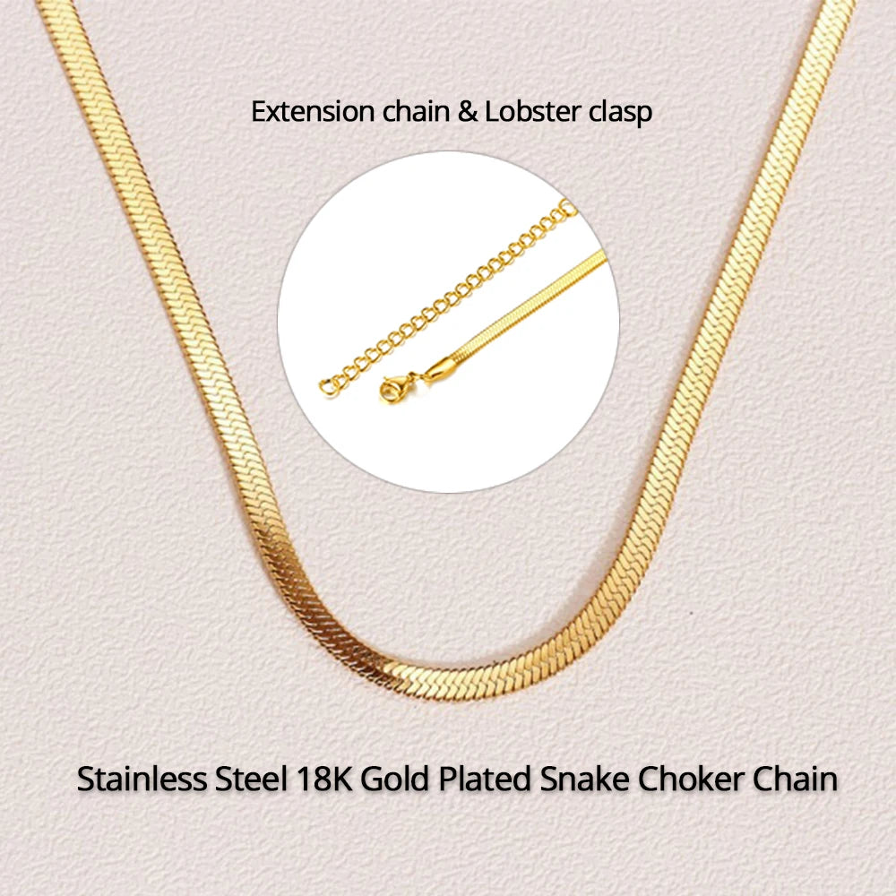 High Quality Minimal Clavicle Blade Chains Women Gold Silver Stainless Steel